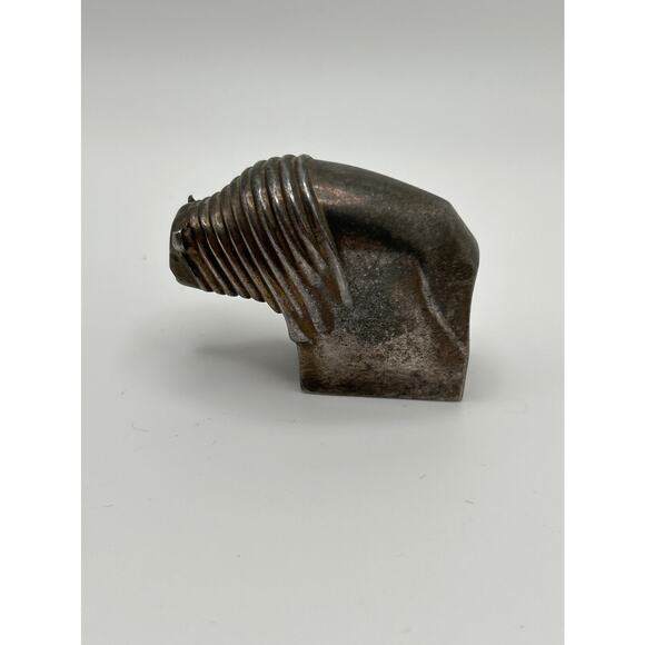 Dansk Designs Silver Bison Paperweight Scandinavian Modern - Picture 1 of 8